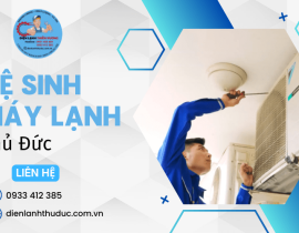 Dịch vụ vệ sinh máy lạnh Thủ Đức tận nơi tại Điện Lạnh Thiên Vương
