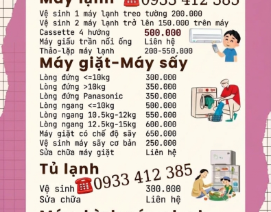 Vệ sinh máy lạnh Vinhomes riverside quận 9 