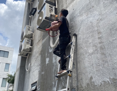 Bơm gars máy lạnh tại nhà 