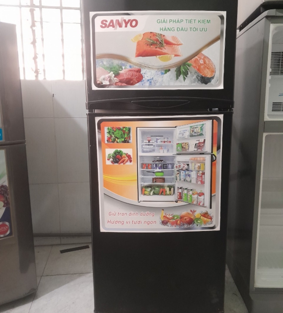 Tủ Lạnh Cũ SanYo 130 Lít - Tủ Tuyết